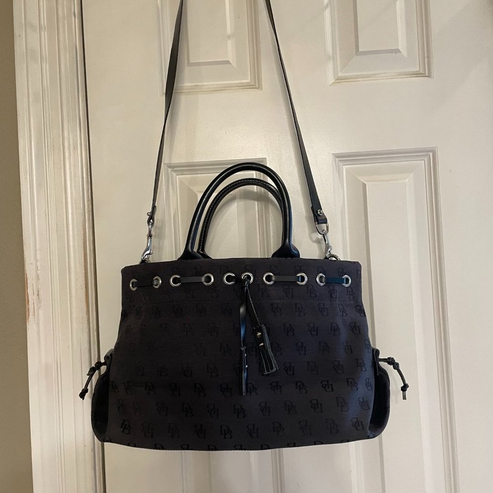 Vintage Black Dooney and Bourke Shoulder Bag